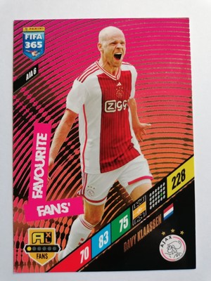 Panini FIFA 365 Adrenalyn 2024 AJA 6 Davy Klaassen Ajax Amsterdam Fans Favourite