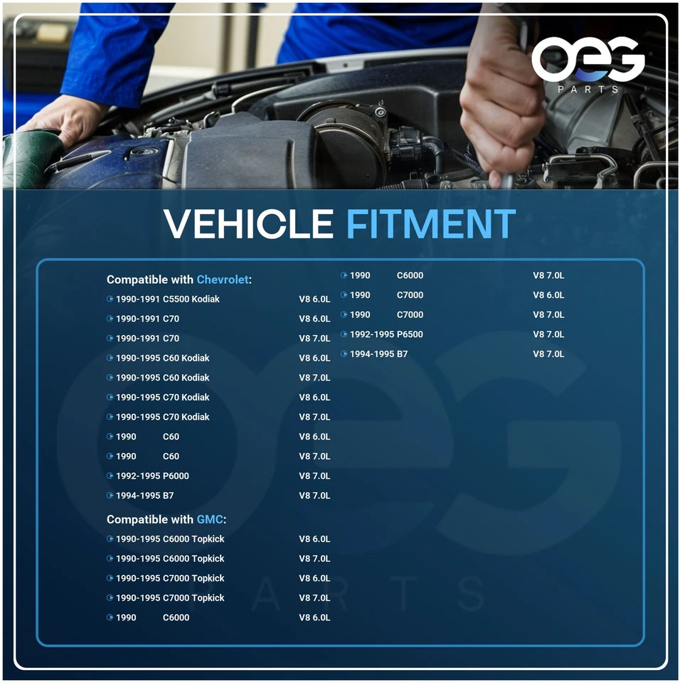 全新 初学者 适用于吉姆西 B7 C6000 C7000 Topkick P6500 10455309 X76104 246-5103 — 第 4/4 张图片