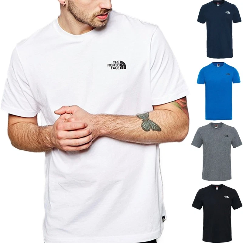 The North Face T-Shirt Mens Logo Short Sleeved Casual Cotton Everyday Crew Top
