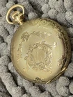 antique pocket watch ELGIN 206  engraved hunter case c  1903  7 jewels  6s FAHYS