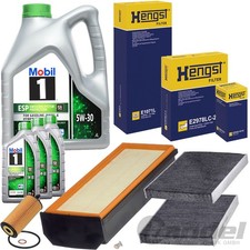 HENGST FILTERSET+MOBIL ESP 5W30 passend f�r BMW 5er F10 F07 F11 6er F12 13 7er