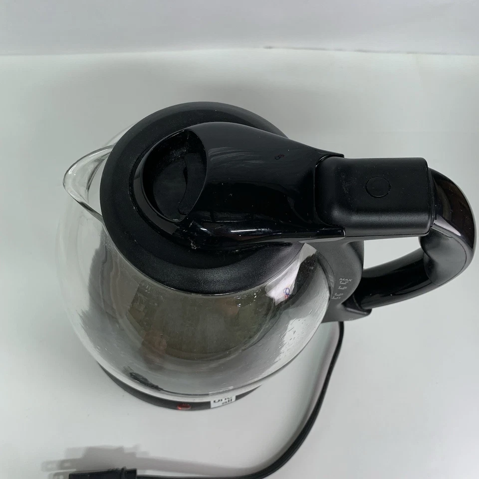 Chaleira de chá Medelco One totalmente elétrica sem fio garrafa de vidro 1,7L modelo GK-20 - Imagem 4 de 4