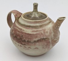 MARY RICH SMALL STUDIO POTTERY TEAPOT 20TH CENTURY