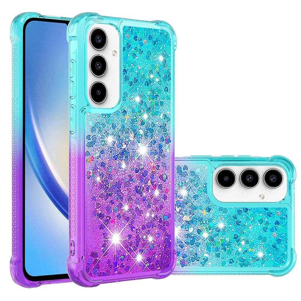 Coque paillette Samsung Galaxy A55 5G quicksands pour soirée et quotidien