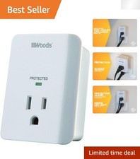 Compact Southwire Surge Protector - 1 Outlet, 1080 Joules with LED Indicator