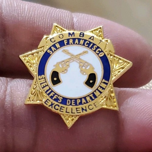 SFSD San Francisco Sheriff’s Department Combat Excellence Pin