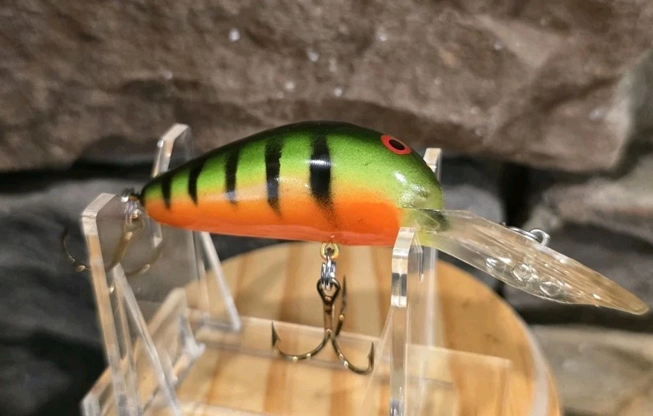 Bill Norman Lures Deep Big/Super Scooper Fire Tiger Crankbait Lure 2.25" 12g - Image 4 of 4