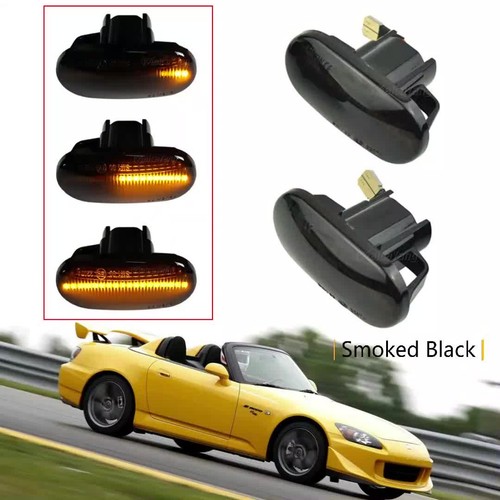 Dynamic Sequential LED Side Marker Light For Honda CRX 88-01 Fit 07-10 Civic - Video 1 von 1