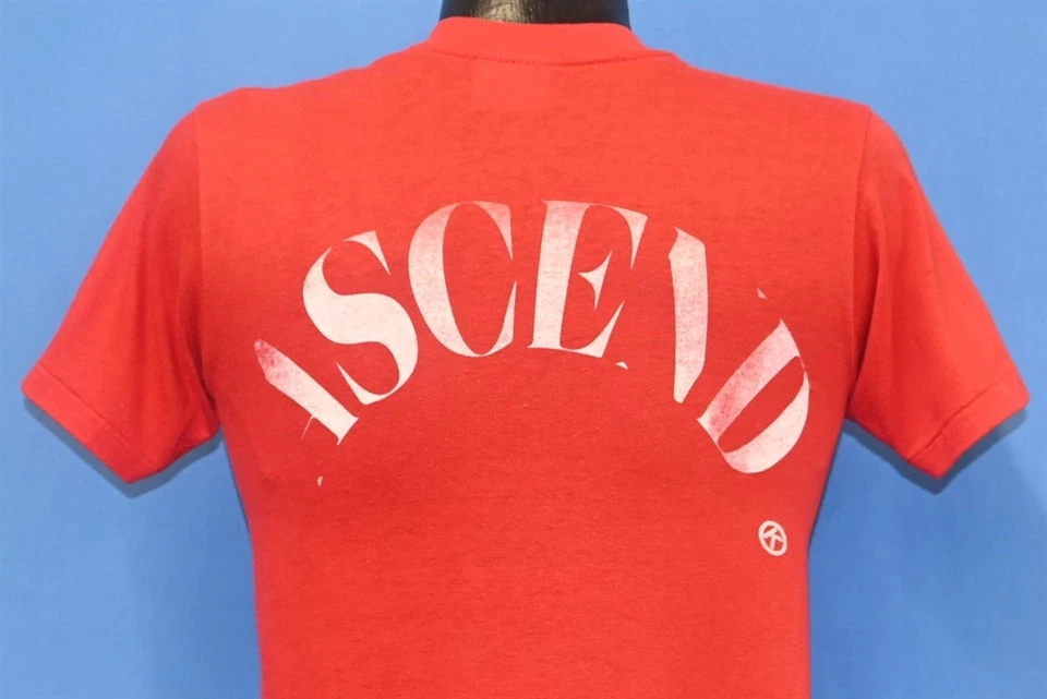 vintage 80s WELCOME BACK KOTTER SWEATHOGS ASCEND IRON ON RED t-shirt SMALL S - Image 3 of 4