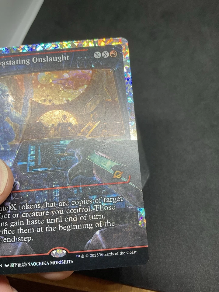 ERROR CRIMP Devastating Onslaught (0387) (Showcase) (Fracture Foil) EOE 387 - Image 2 of 4