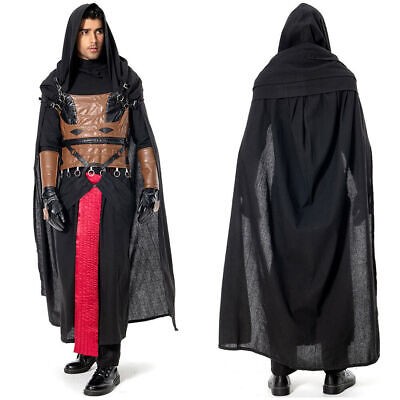 Star Wars Sith Dark Lord Darth Revan Cosplay Costume Uniform Outfit+Cape/Robe