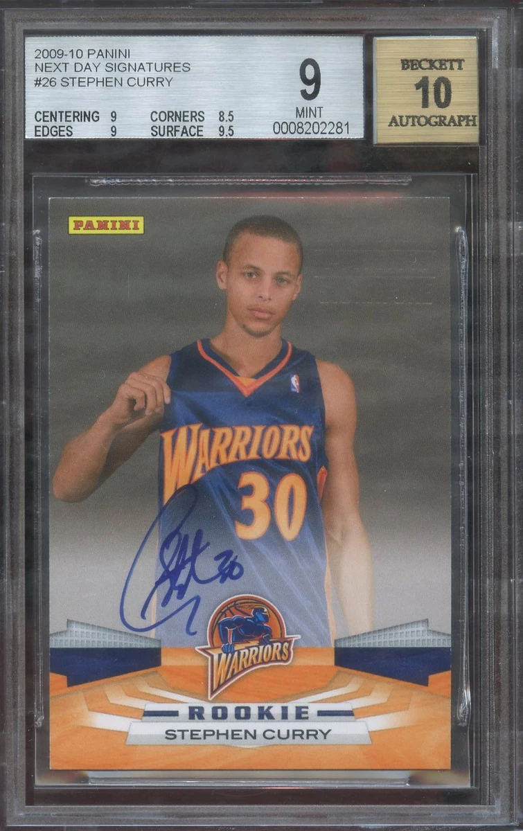 Stephen Curry Basketball Autographed Trading Cards Sports 2009-10