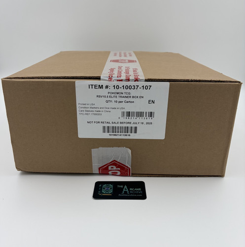 White Flare Elite Trainer Box Case Pokemon 10 ETB Sealed Ship Double Boxed CLEAN