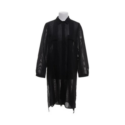 Zara Basic Z1975 Denim, Blusenkleid, Größe: M, Schwarz, Polyamid/Viskose #nki