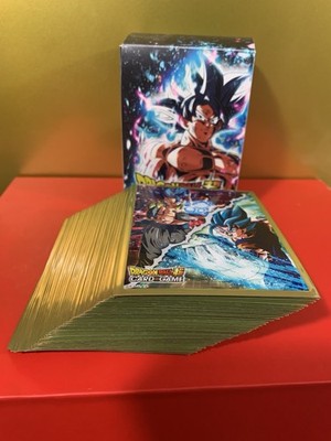Dragon Ball Super Card Game 50 Mythic Booster Sleeves Plus Deck Box (plus Cards)