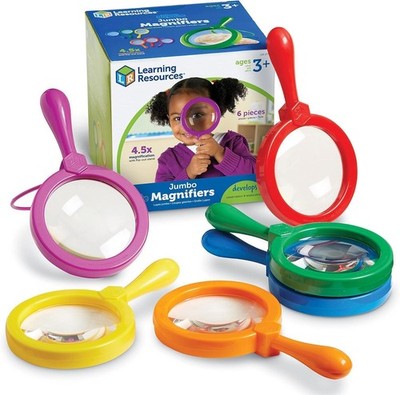 Learning Resources Jumbo Lupe Set 6-teilig Spielzeug aus Kunststoff