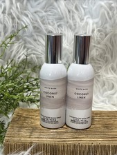 2Pc Bath & Body Works Fragrance Coconut Linen Concentrated Room Spray