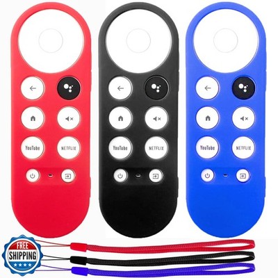 TOKERSE 3 Pack Remote Cover for Chromecast with Google TV HD 2022/4K 2020 Rem
