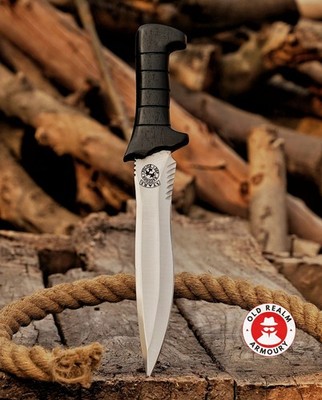 RE4 Leon Kennedy's Knife, Handmade 5160 Spring Steel Bowie knife Tactical Knife