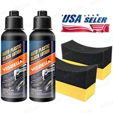 Plastic Restorer Trim Restoration kit Revitalizing Coating + 2 Applicator 6.8oz