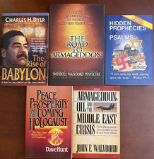 Bible Prophecy Book Lot 5 Armageddon End Times Walvoord Swindoll Dyer Dave Hunt