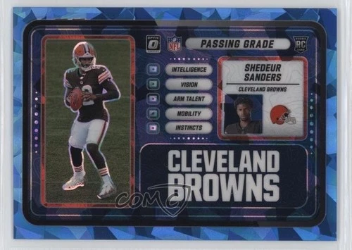 2025 Donruss Optic Shedeur Sanders Ice (RAW)