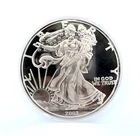 2003 Half AVDP Pound (7.3ozt) Giant Proof “Silver Eagle” Round in Capsule