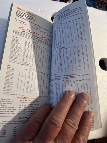 1984 SAN DIEGO PADRES MEDIA GUIDE Press Book WORLD SERIES TEAM! Baseball Rare - Picture 6 of 8
