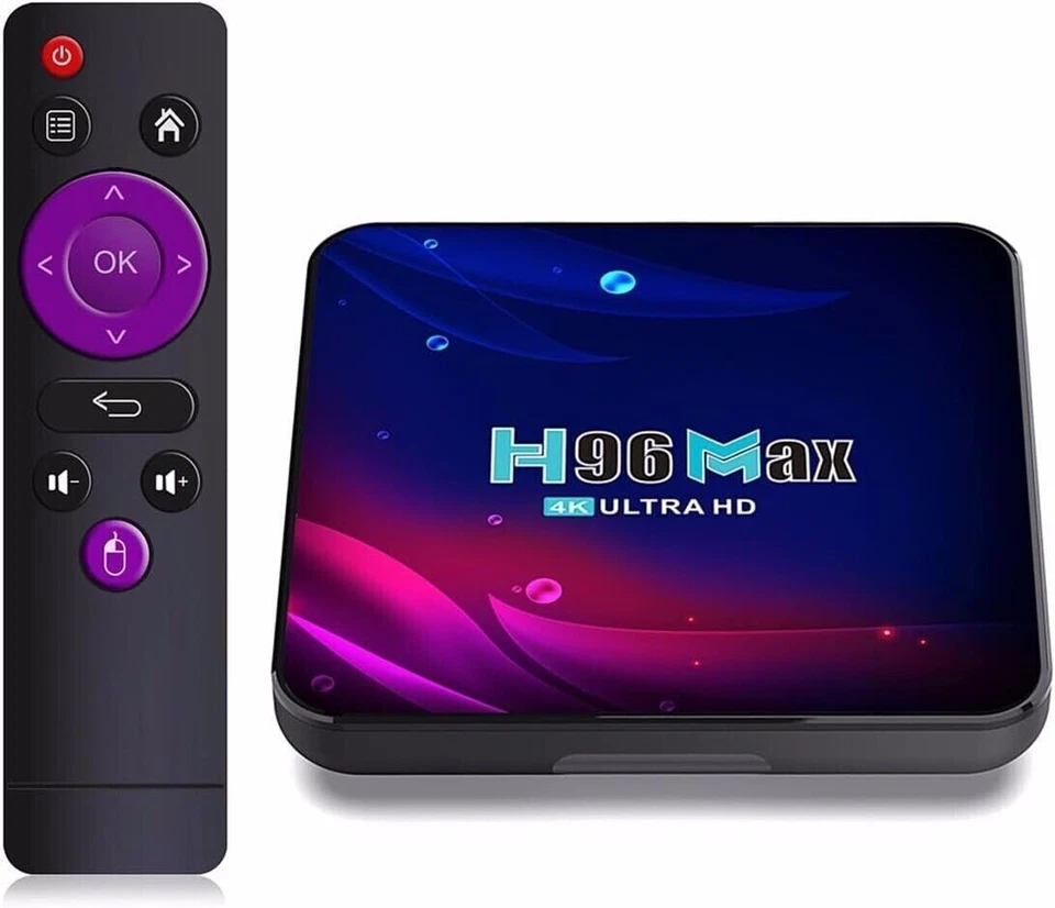 H96 MAX Android TV Box 2GB 16GB Smart HD Player HDMI 4K 2.4G/5GHz WIFI - Image 2 of 4