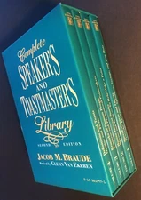 Complete Speaker's & Toastmaster's Library 2nd Edition Revised BOX SET 4 Volumes