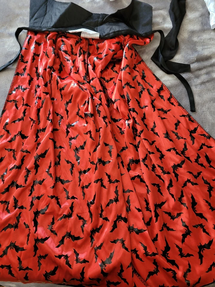 Fantasia infantil de vampiro Halloween tamanho 3-4 anos - Imagem 2 de 4