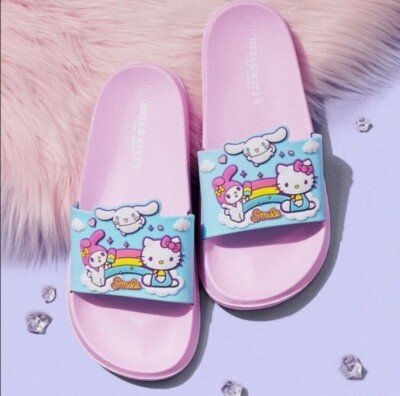 SHEIN X Hello Kitty Friends Limited Edition Graphic Slide Sandals