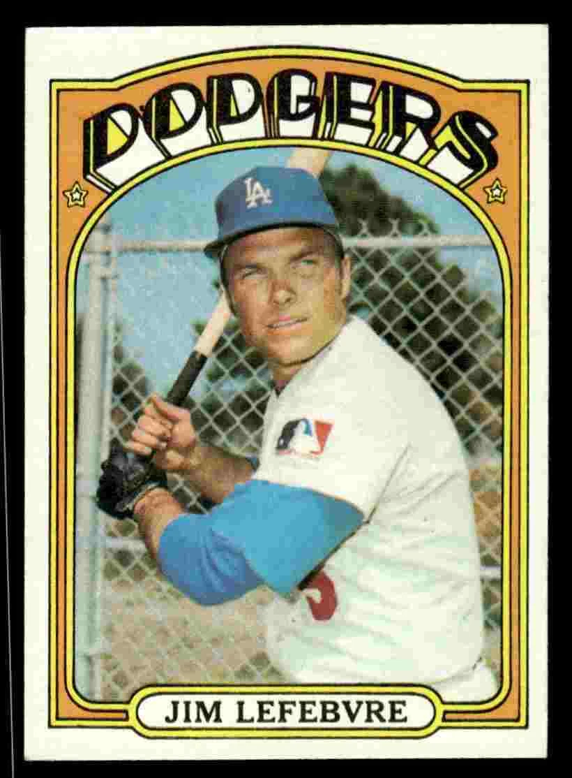 1972 Topps Jim Lefebvre #369 - Los Angeles Dodgers