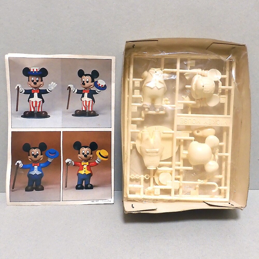 Vintage Rare / TOMY Walt Disney MICKEY MOUSE model kit 1980s / No