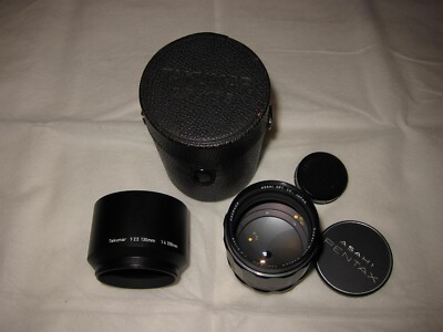 Super-Multi-Coated Takumar 135mm 1:2.5 late 6 elements.. Pentax M42 screw mount.