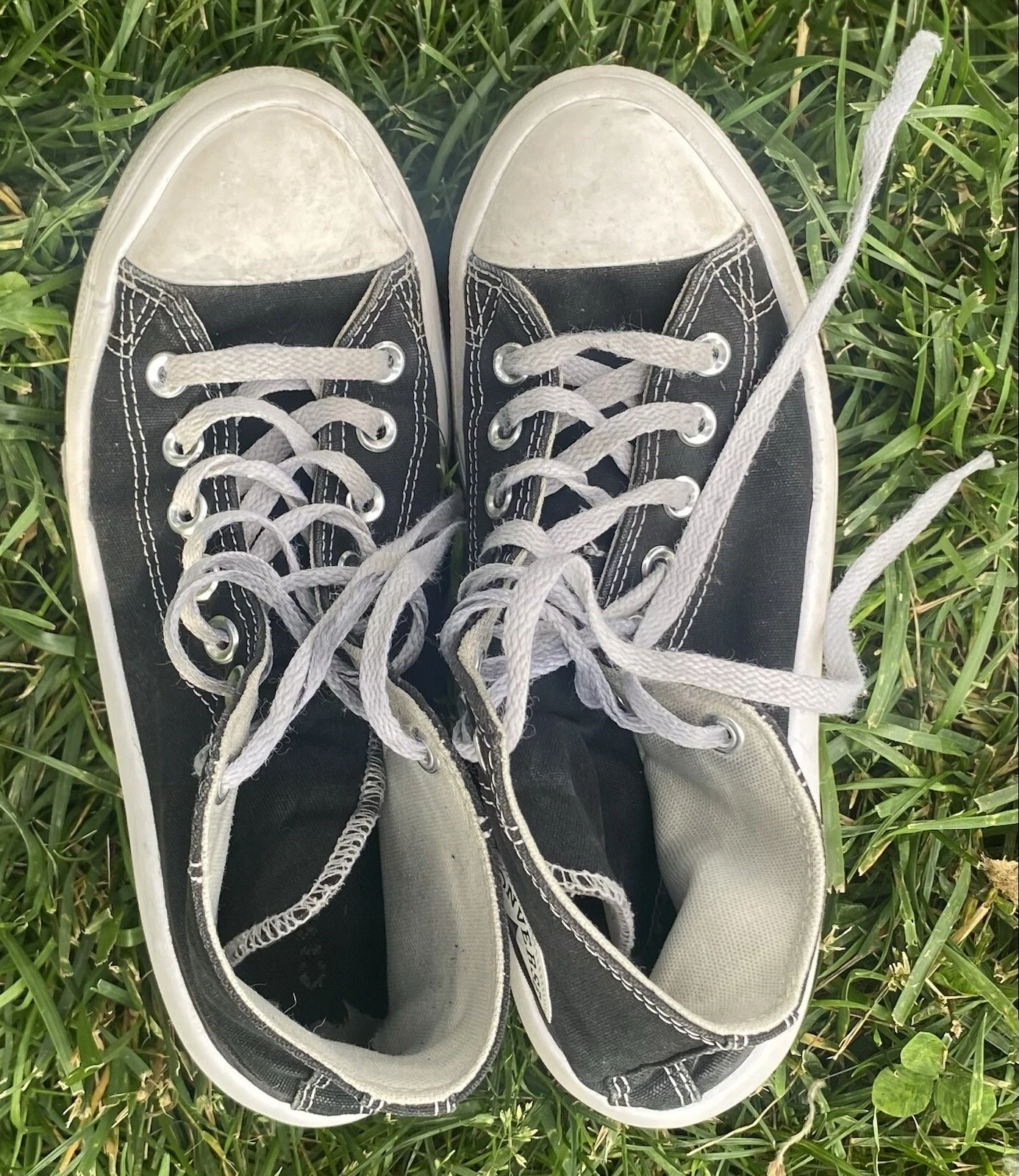 CONVERSE Chuck Taylor All Star Hi Black Chunky Platform 568497C 8 5