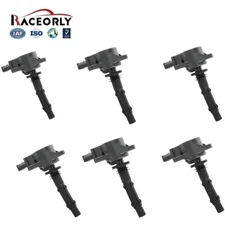 RACEORLY 6x Ignition Coils For Mercedes Benz W203 C280 C350 E350 E550 ML350 M272