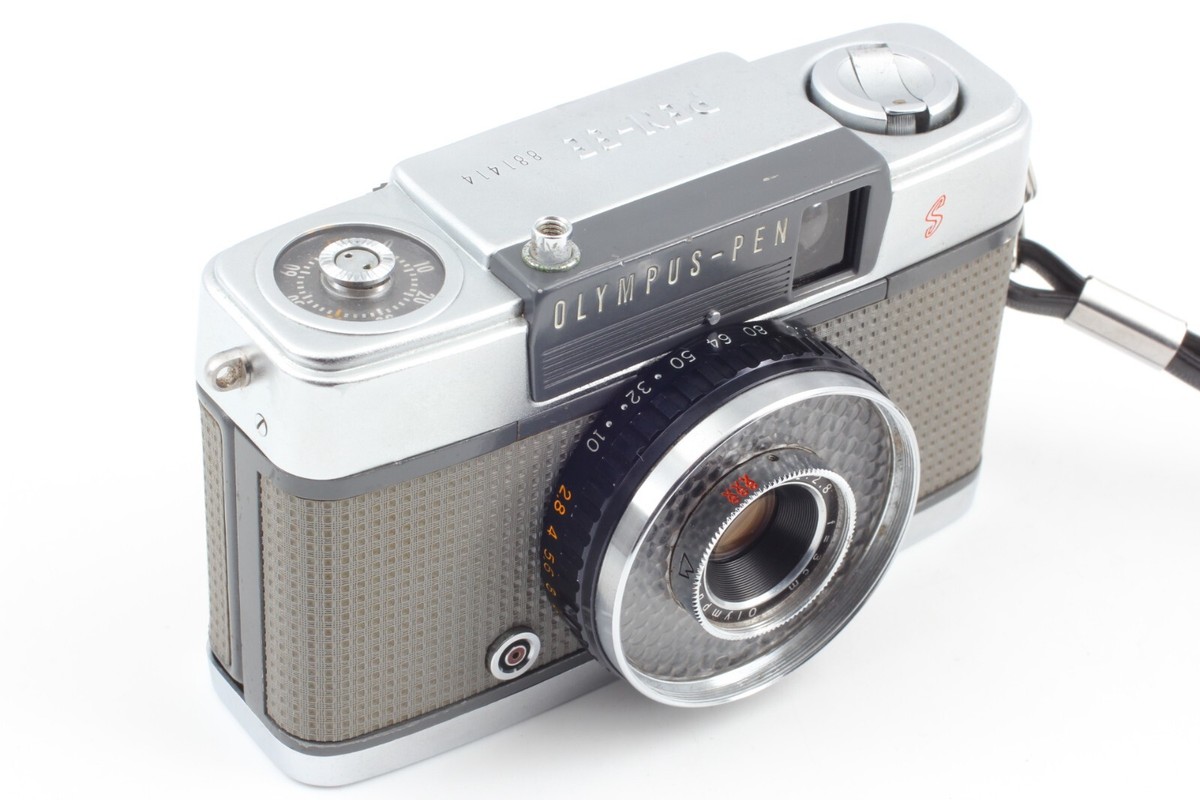 Exc+5 w/ Strap] Olympus Pen EEs f/2.8 3cm 30mm Half Frame