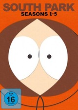 South Park - Season/Staffel 1+2+3+4+5 # 15-DVD-BOX-NEU