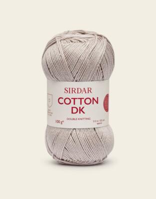 Sirdar COTTON DK Double Knitting Yarn Wool 100g 504 Oyster