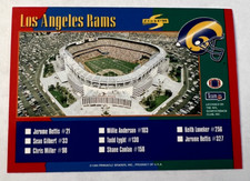 1994 Pinnacle Score '94 #312 Los Angeles Rams/ Kansas City Chiefs Stadium NFL