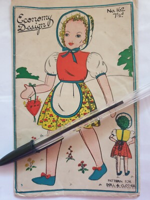 Vintage original, Ragdoll sewing pattern. | eBay UK