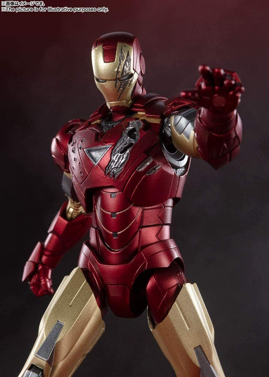 BANDAI S.H.Figuarts Avengers IRON MAN MARK 6 Battle Damage BANDAI S.H.Figuarts Avengers IRON MAN MARK 6 Battle Damage