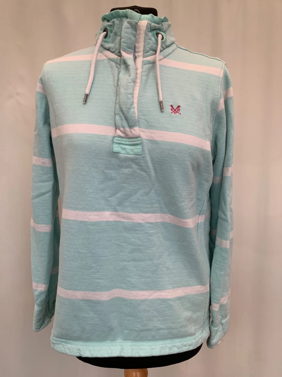 Sweat à Capuche Crew Clothing Femme – Blanc – Taille 8 – Coton