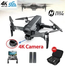 Holy Stone HS600 2-Axis Gimbal Drone with 4K EIS Camera 5G Brushless Motor 56Min