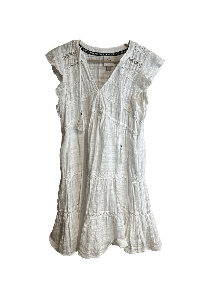 sachin and babi light blue dress Anyssa White Pleated Mini Dress Ready to Ship main image 1