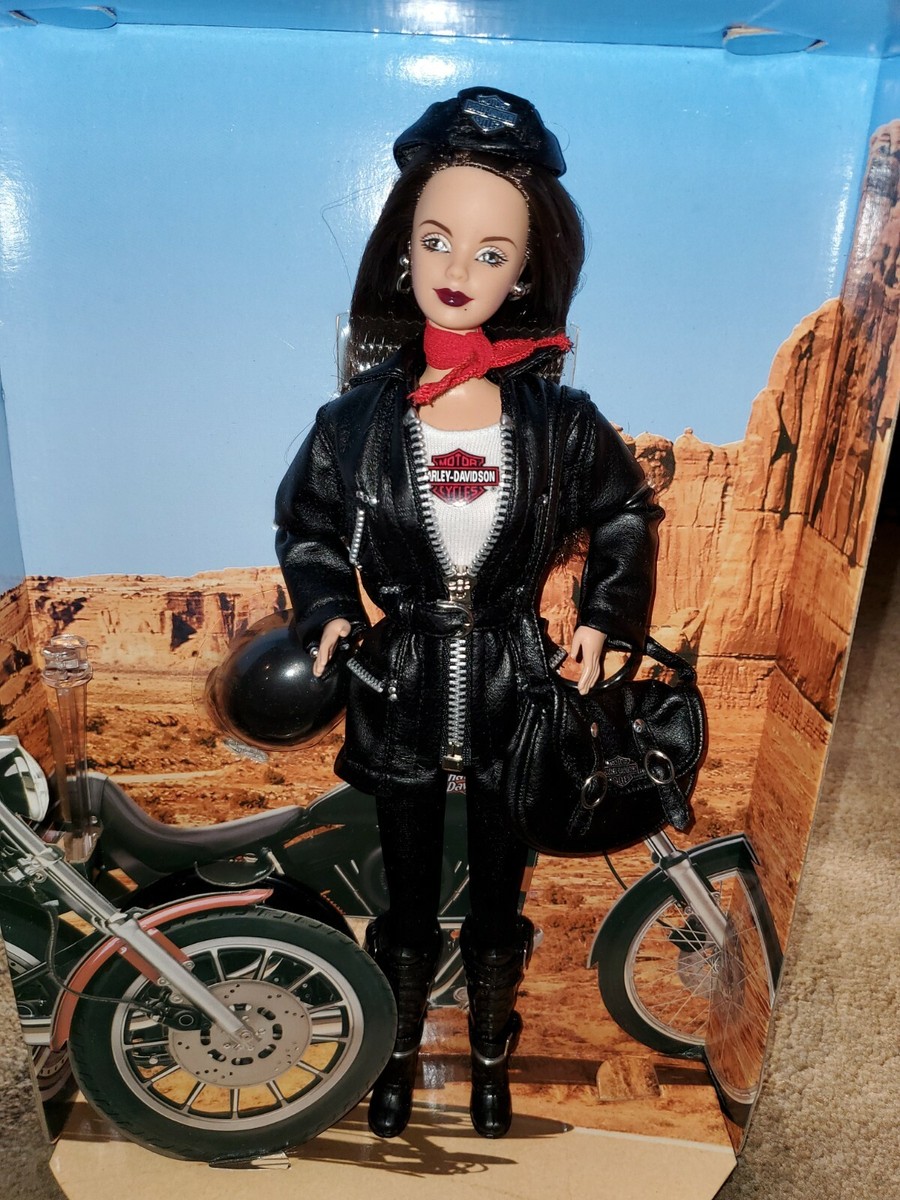 バービー ハーレーダビッドソン シリーズ3 コレクターエディション Harley-Davidson Barbie 3 1999 Doll Brunette Collector
