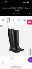 New Naturalizer ONTIME Wide Calf Knee High Boots Size 10 Retail 275