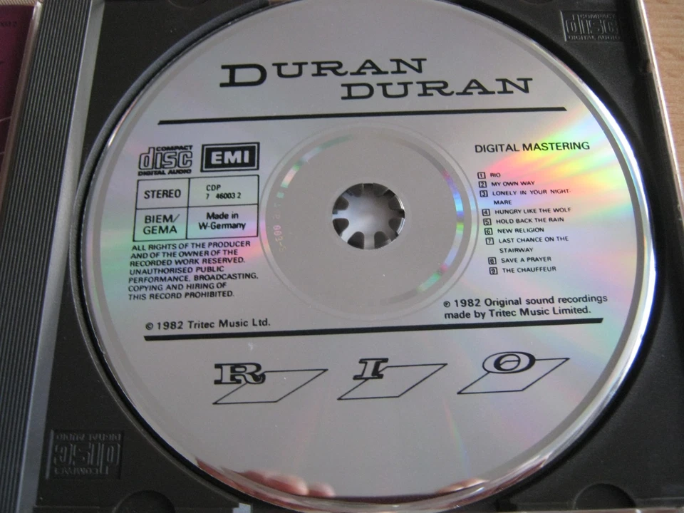 Duran Duran "Rio" (1982) "Hungry Like The Wolf" "New Religion" "Save A Prayer" - Bild 3 von 3