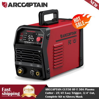 ARCCAPTAIN CUT50 HF-T 50A Plasma Cutter  3/4'' Cutting Power Portable 110V/220V